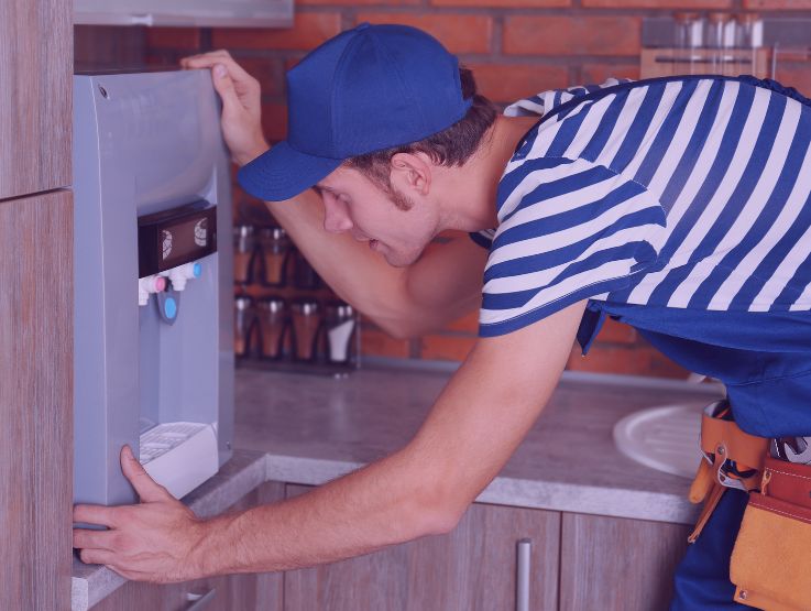 Water dispenser uninstallation
