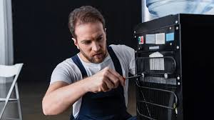 Water dispenser filter replacement