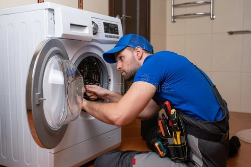 Annual washing machine maintenance